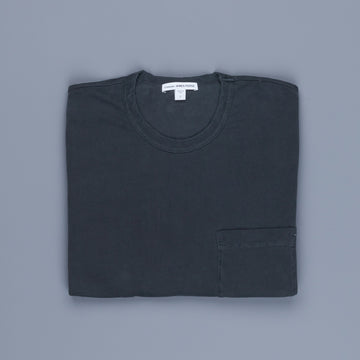James Perse Crew Neck Pocket Tee Suede Jersey Magma