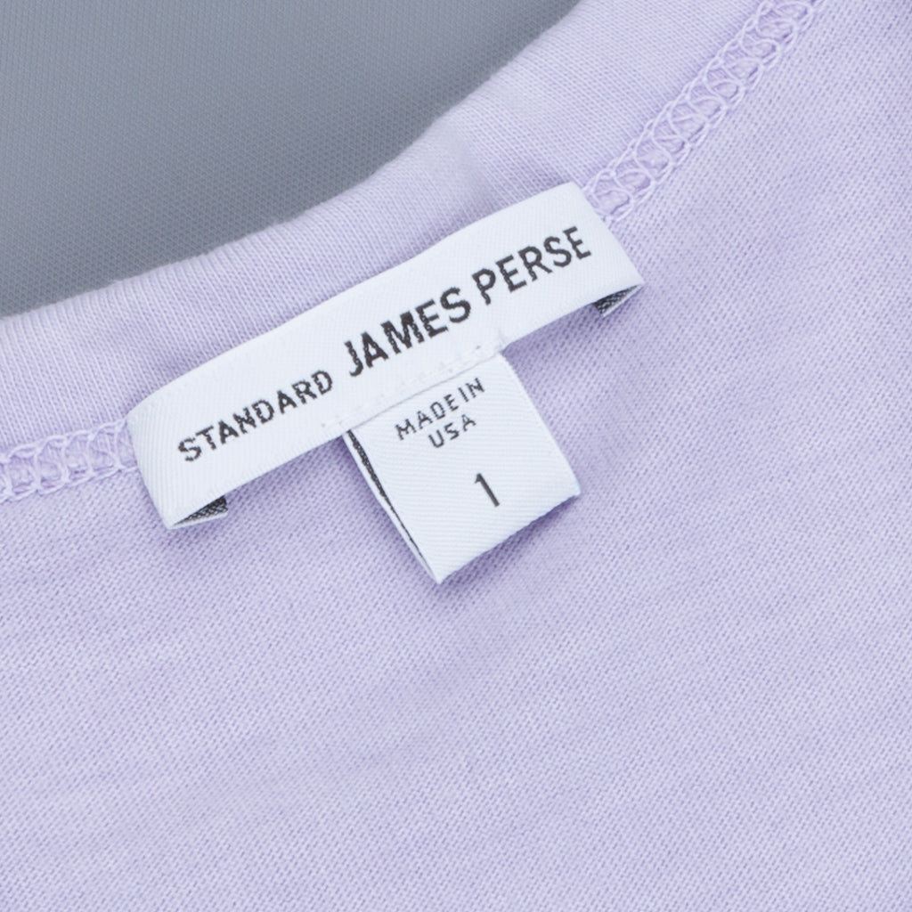 James Perse Crew Neck Pocket Tee Suede Jersey Parfait