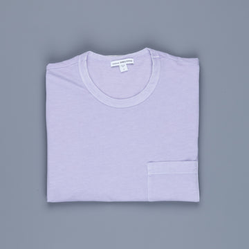 James Perse Crew Neck Pocket Tee Suede Jersey Parfait