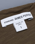 James Perse Women Sheer Slub Crew Neck Tee Sergeant