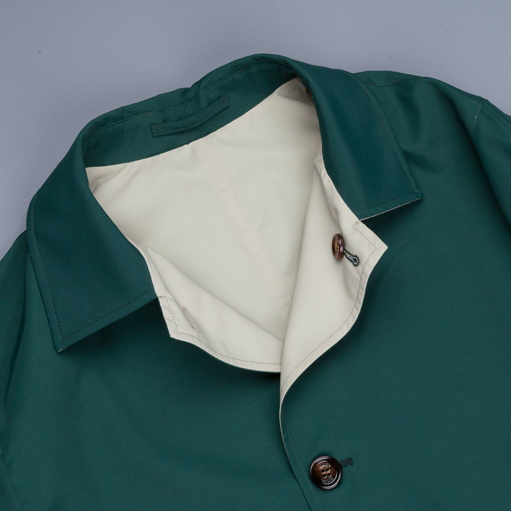 Kired Ben Reversible Coat Holly Verde - Beige Chiaro