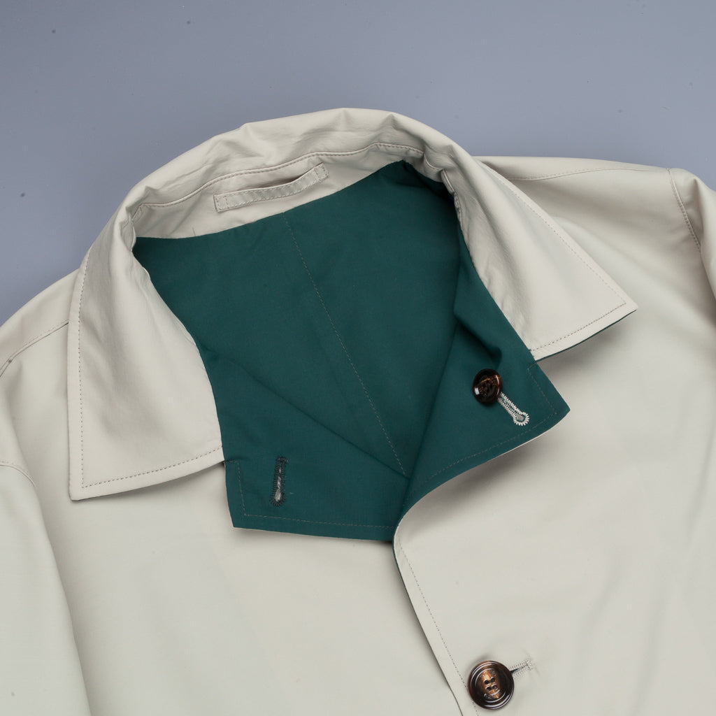 Kired Ben Reversible Coat Holly Verde - Beige Chiaro