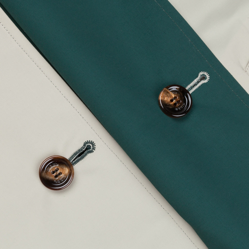 Kired Ben Reversible Coat Holly Verde - Beige Chiaro