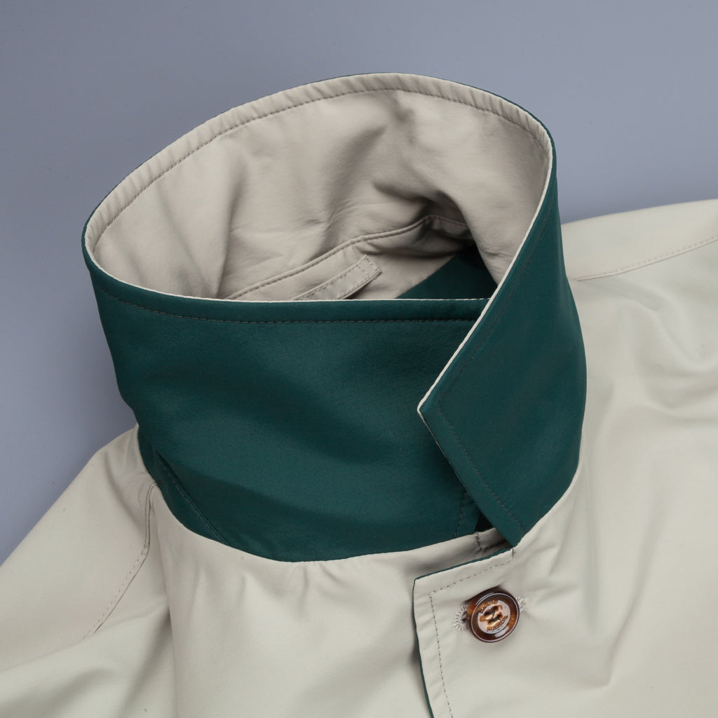 Kired Ben Reversible Coat Holly Verde - Beige Chiaro