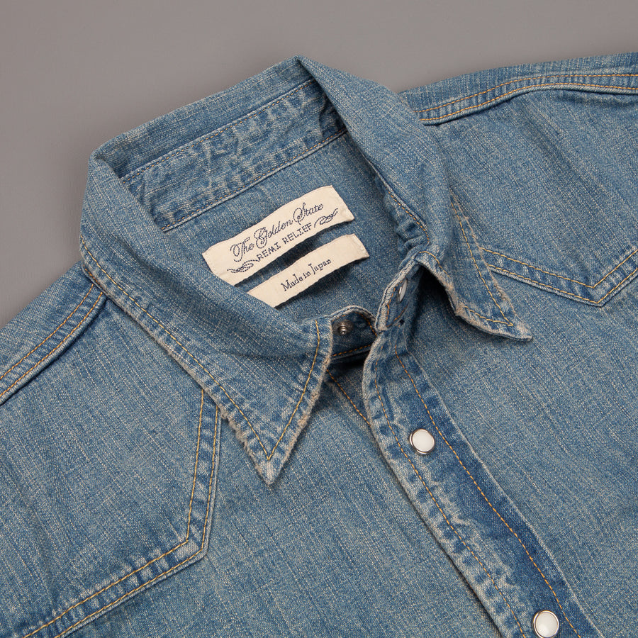 Remi Relief Western shirt used blue