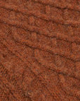 Orgueil OR4153 Cable Knit Sweat Orange