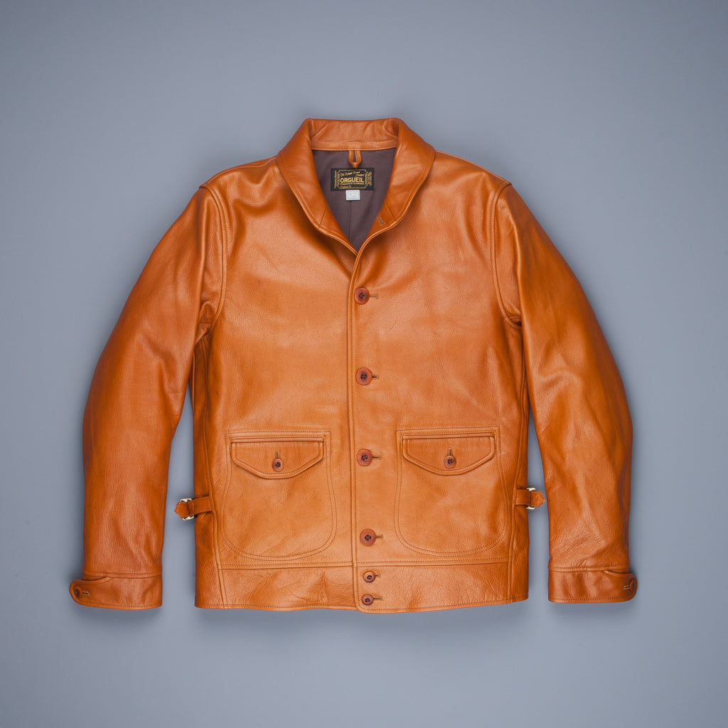 Orgueil Cossack Cowhide Jacket Camel