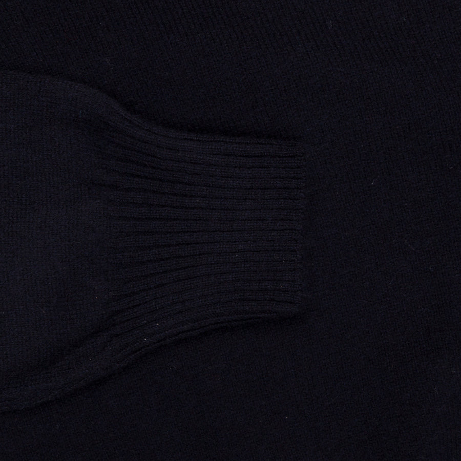 Drumohr Full Zip Cashmere Blu Navy