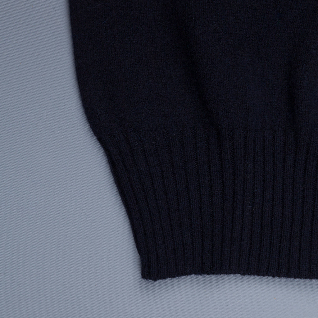 Drumohr Full Zip Cashmere Blu Navy