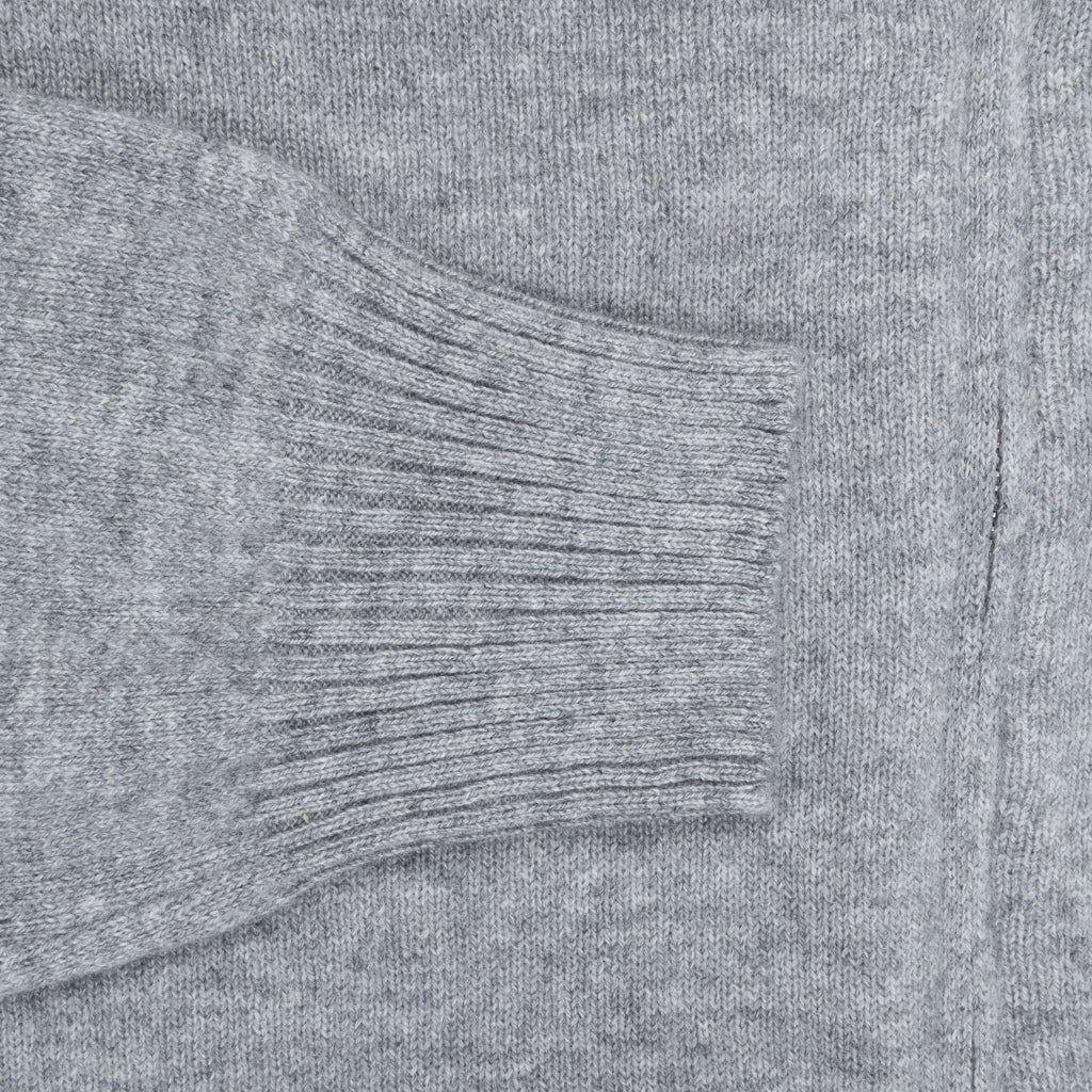 Drumohr Full Zip Cashmere Grigio Medio