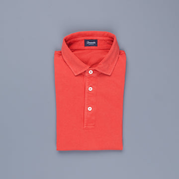 Drumohr Pique Polo Rosso