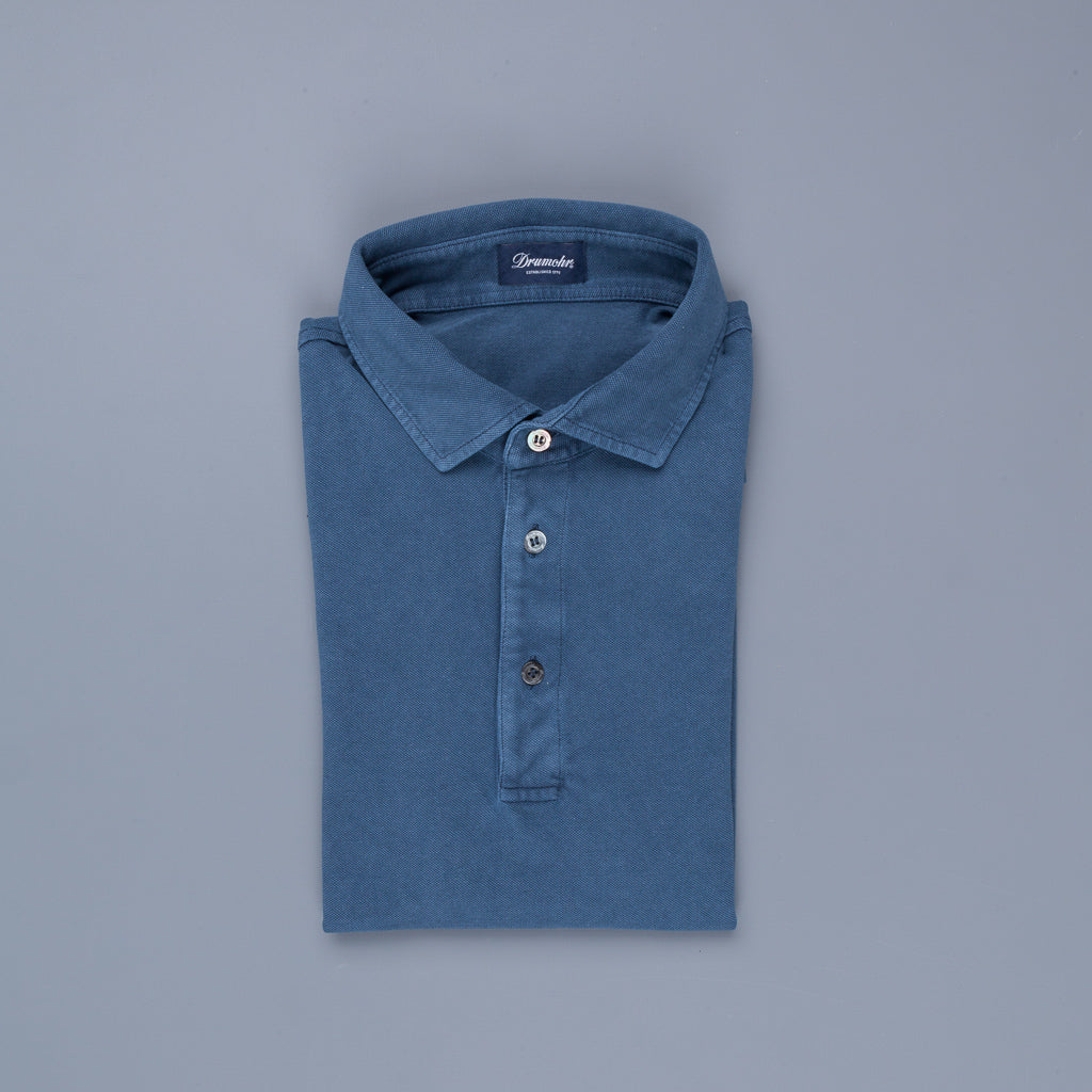 Drumohr Pique Polo Navy
