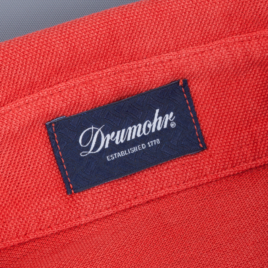 Drumohr Pique Polo Rosso