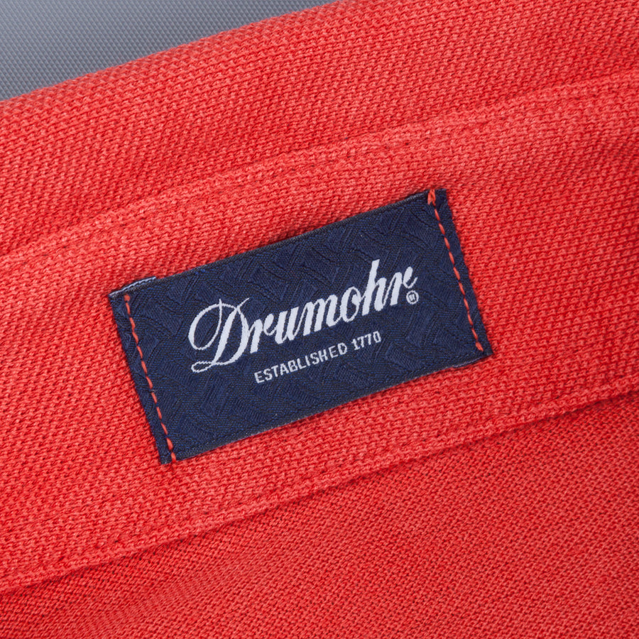 Drumohr Pique Polo Rosso