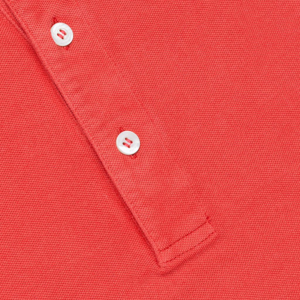 Drumohr Pique Polo Rosso