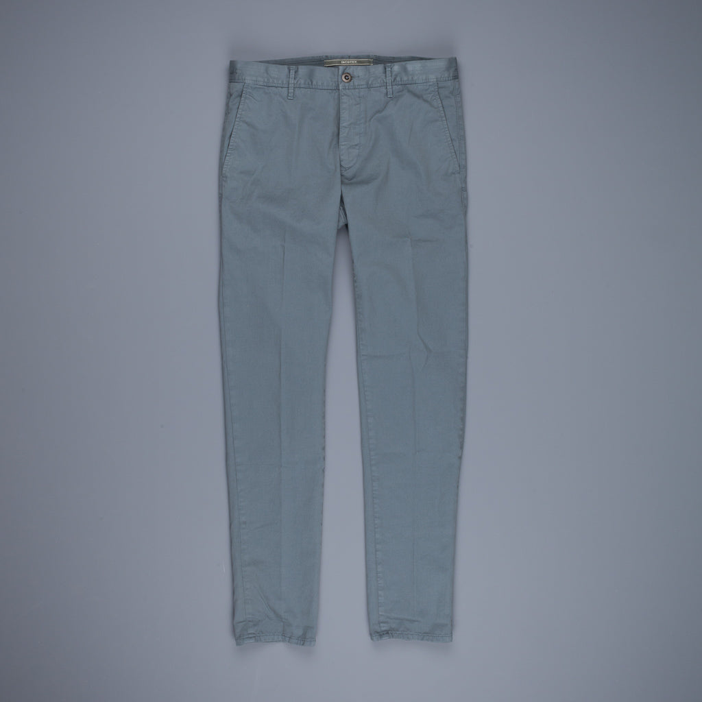 Incotex Slacks Model 100 Blu Medio