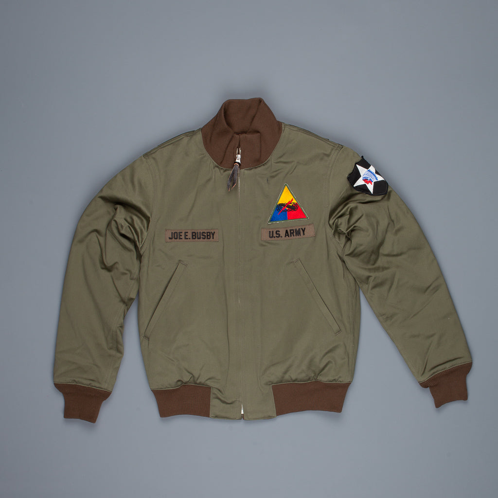 The Real McCoy&#39;s Civilian Tanker Jacket -Tank Battalion