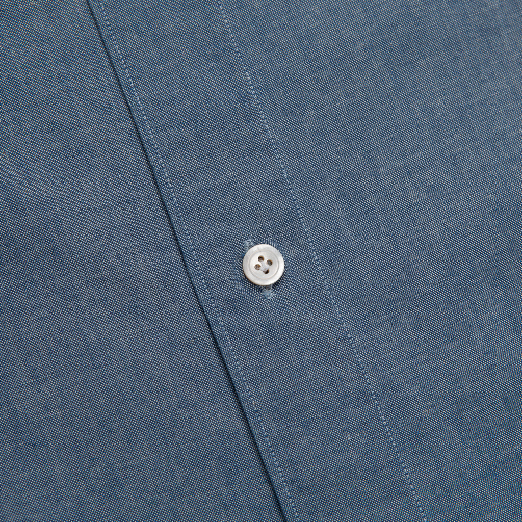 Finamore Gaeta shirt Sergio Collar Dark Blue Chambray – Frans Boone Store