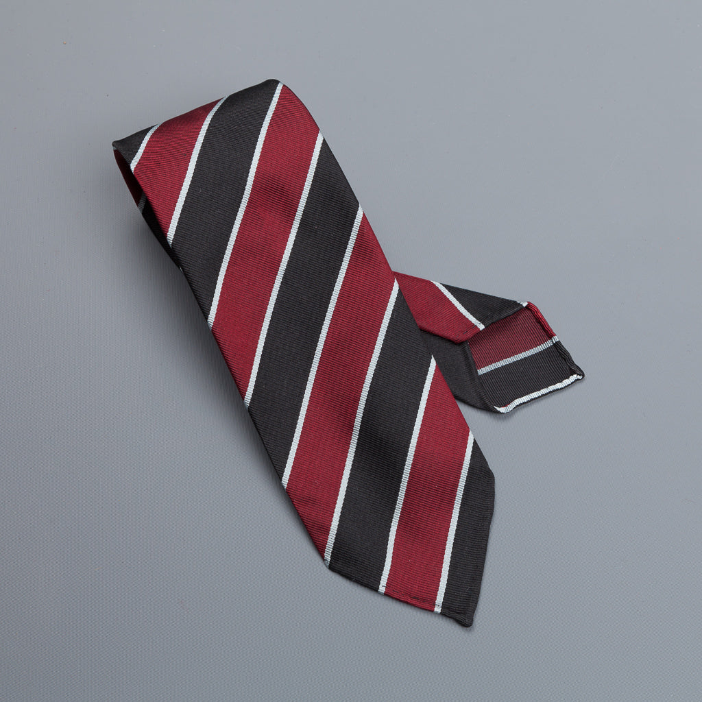Drakes super repp Regimental tie Eton Vikings