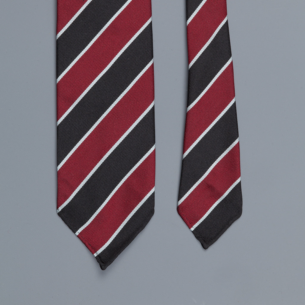 Drakes super repp Regimental tie Eton Vikings