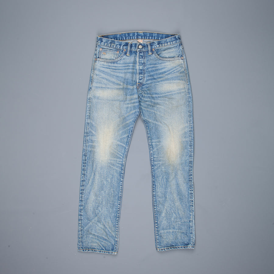RRL Low Straight 5 pocket denims East west Stallings wash