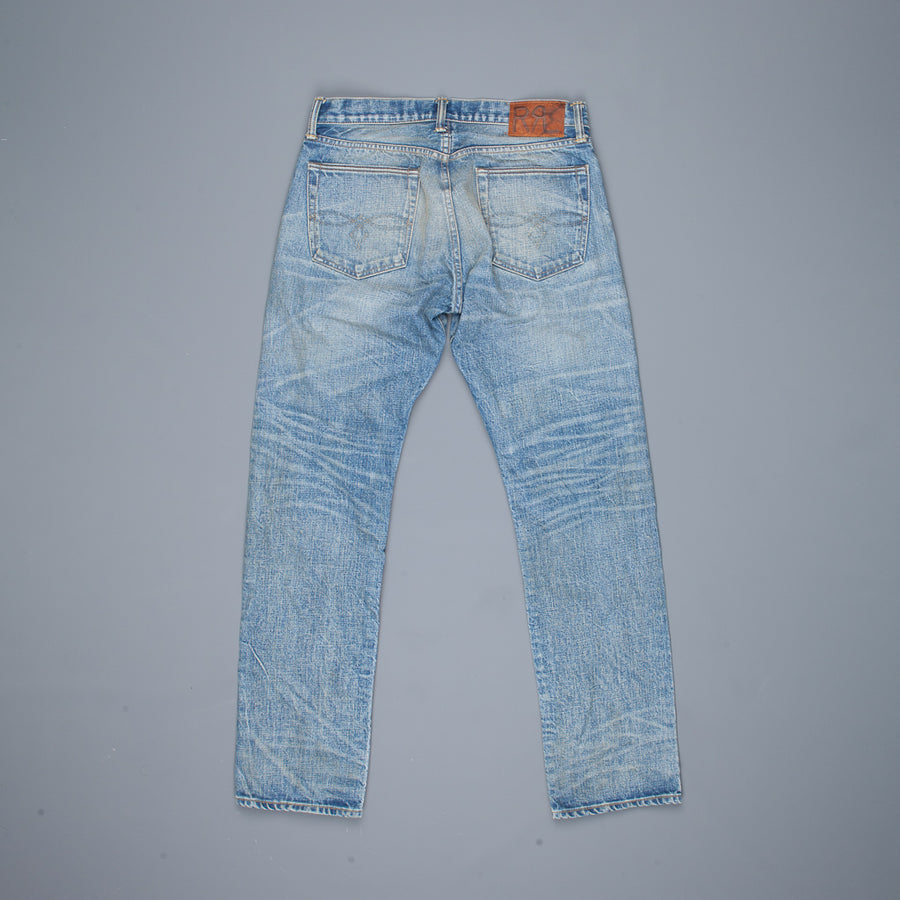 RRL Low Straight 5 pocket denims East west Stallings wash