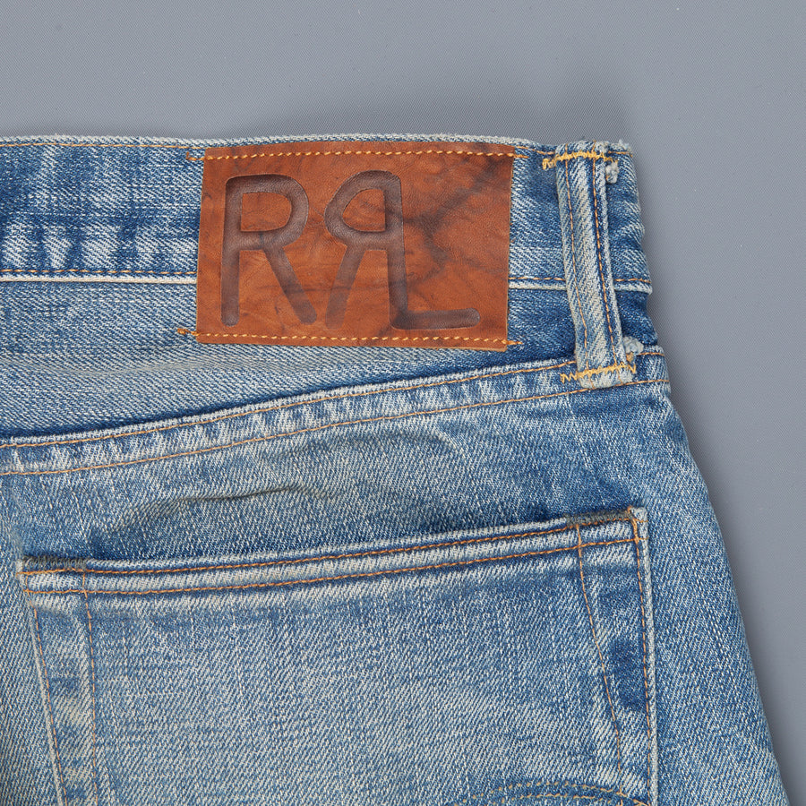 RRL Low Straight 5 pocket denims East west Stallings wash