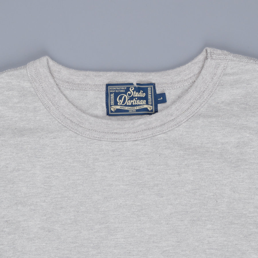 Studio D'Artisan 9938 Suvin Gold Loopwheel LS Tee Grey