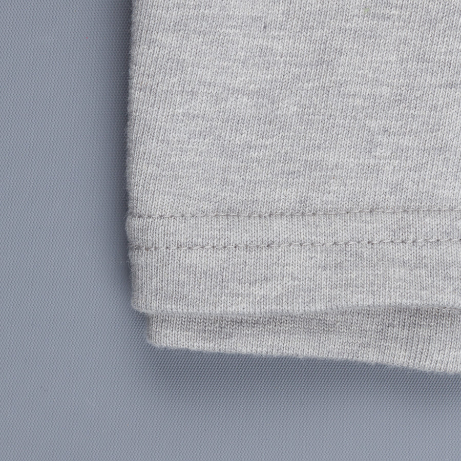 Studio D'Artisan 9938 Suvin Gold Loopwheel LS Tee Grey