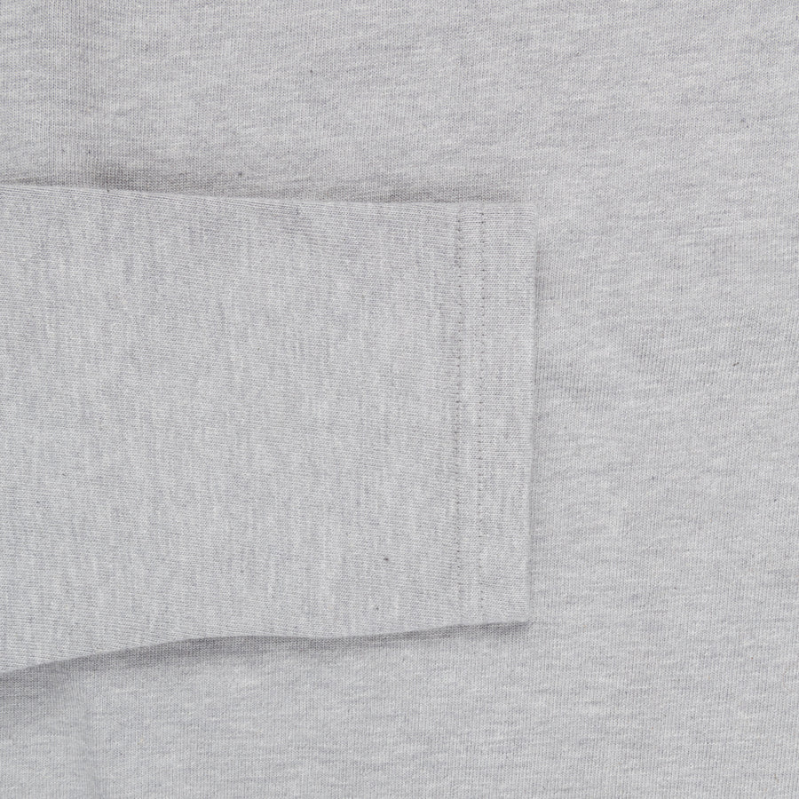 Studio D'Artisan 9938 Suvin Gold Loopwheel LS Tee Grey