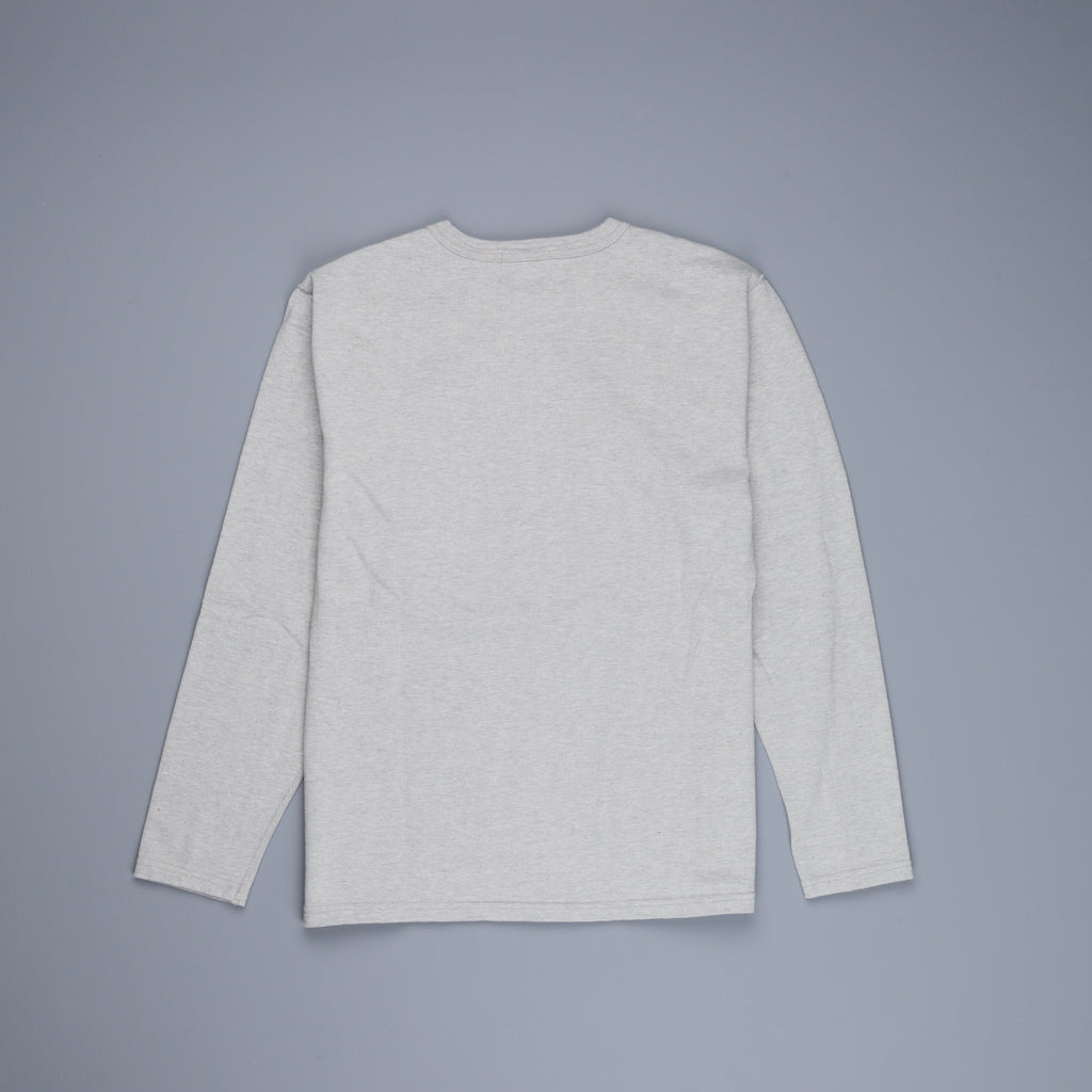 Studio D'Artisan 9938 Suvin Gold Loopwheel LS Tee Grey