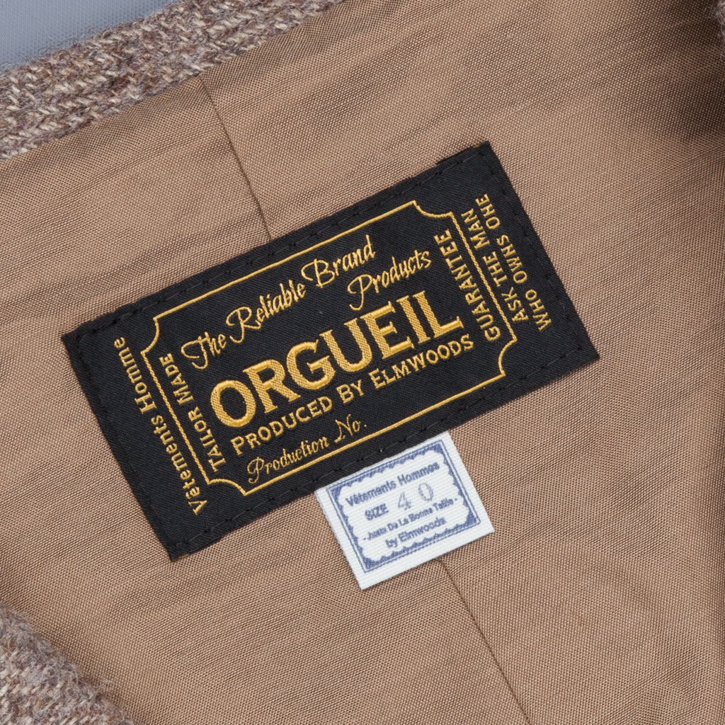 Orgueil Or-4143 Herringbone Gillet Brown