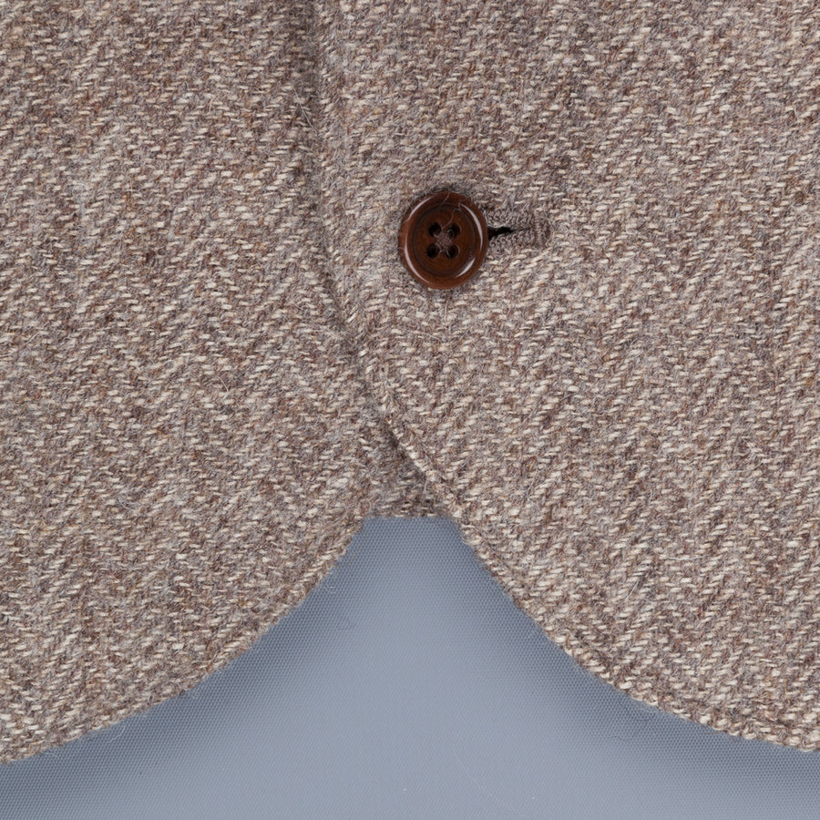 Orgueil Or-4143 Herringbone Gillet Brown