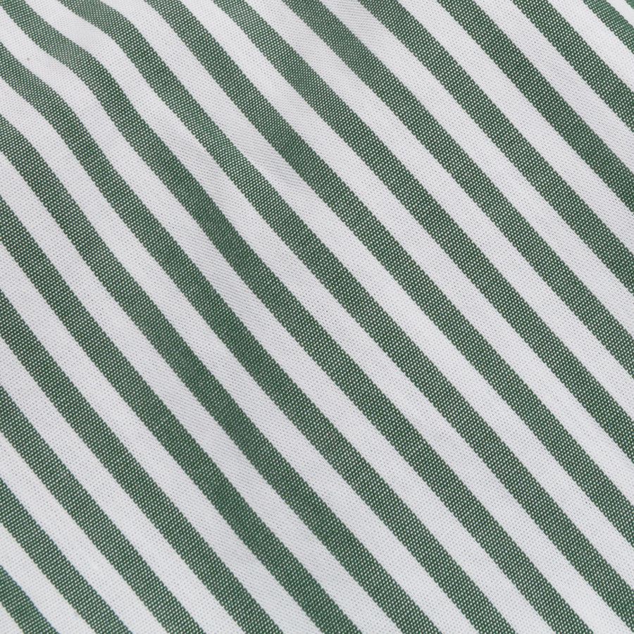 Gitman Vintage x Frans Boone Japanese woven bengal stripe green