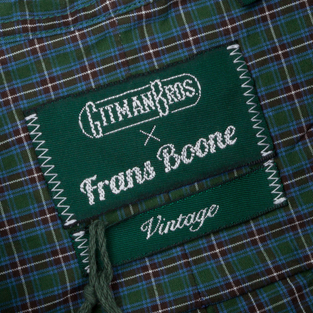 Gitman Vintage x Frans Boone Japanese woven check - Woody