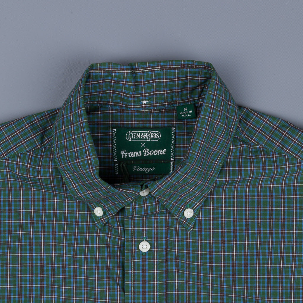 Gitman Vintage x Frans Boone Japanese woven check - Woody
