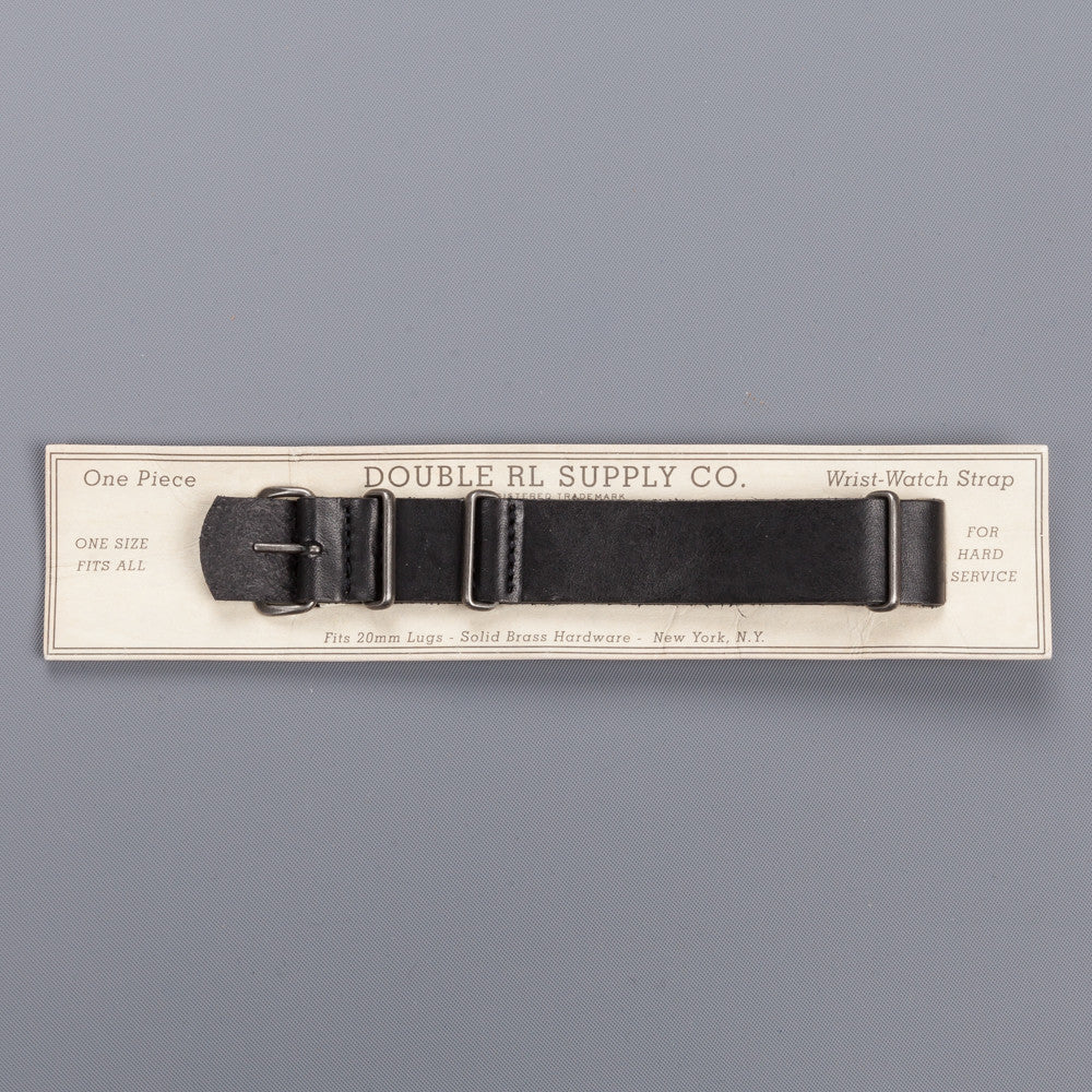 RRL Watch strap Black Leather