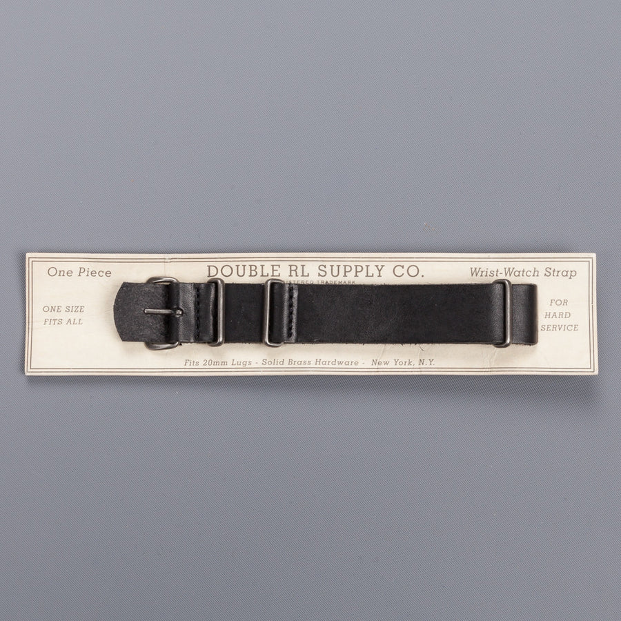 RRL Watch strap Black Leather