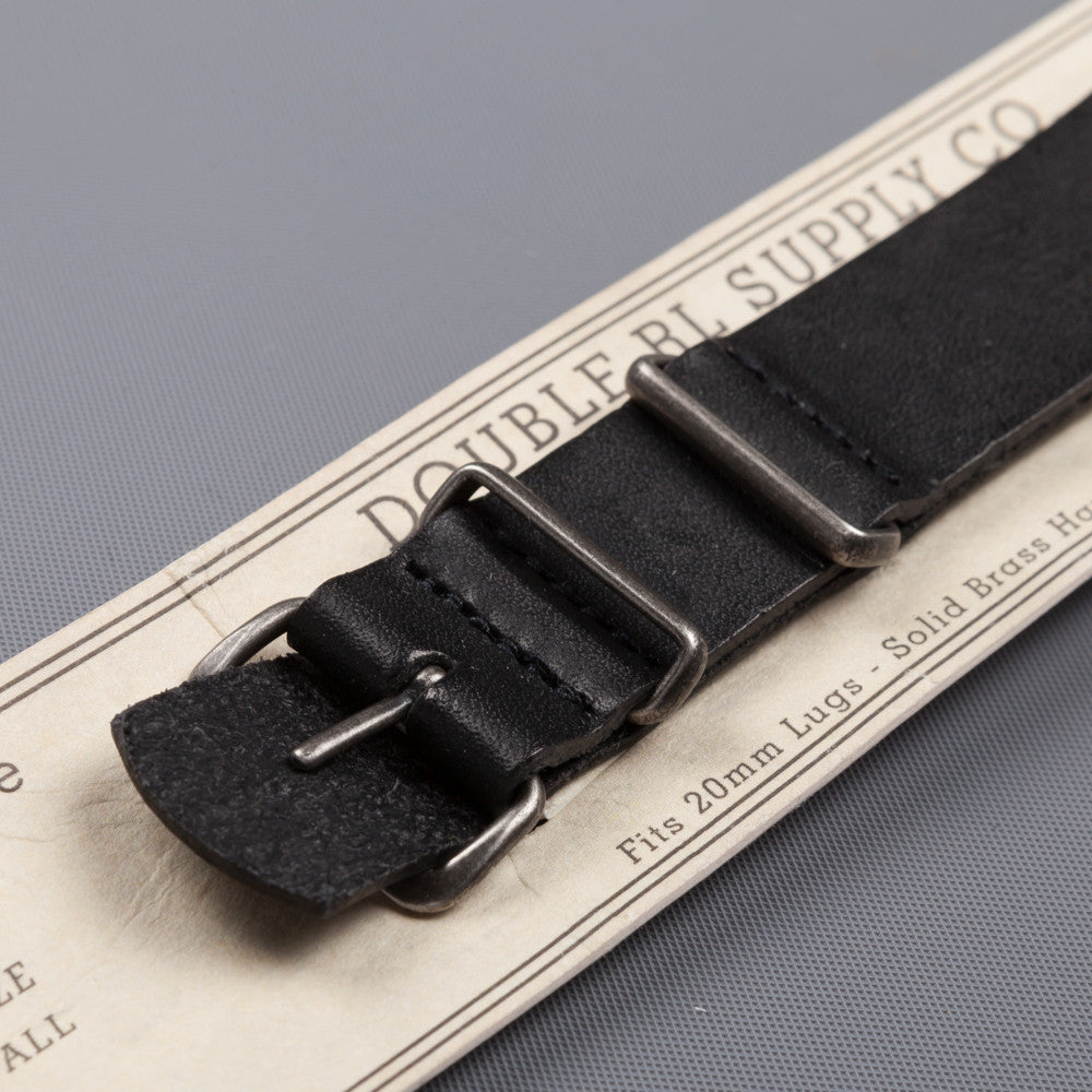 RRL Watch strap Black Leather