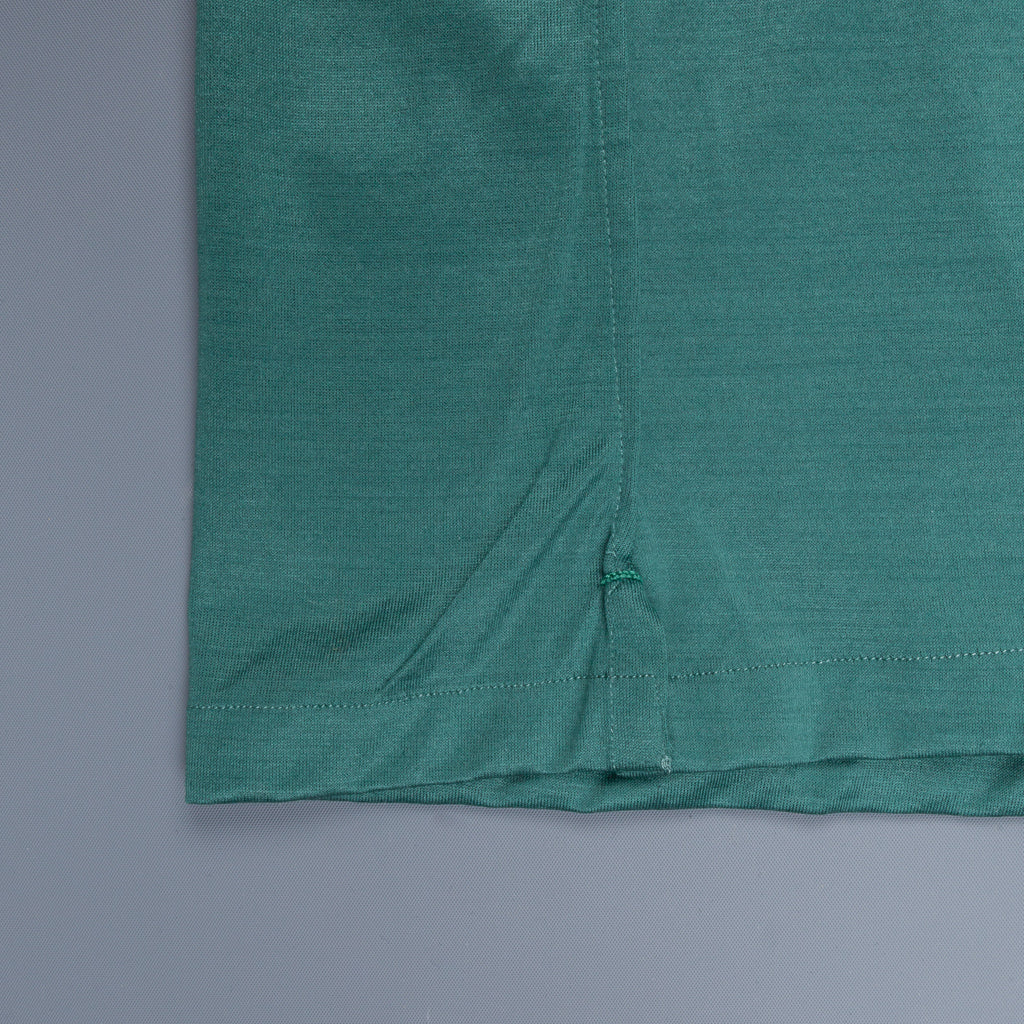 Finamore Orlando Longsleeve Polo Achille Collar jersey Irish green