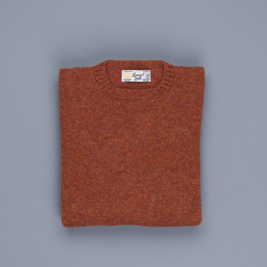 Laurence J. Smith Super Soft Seamless Crew Neck Pullover Sienna