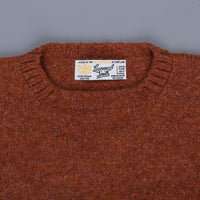Laurence J. Smith Super Soft Seamless Crew Neck Pullover Sienna
