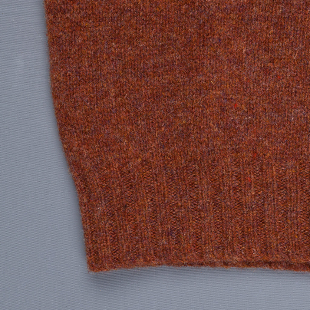 Laurence J. Smith Super Soft Seamless Crew Neck Pullover Sienna