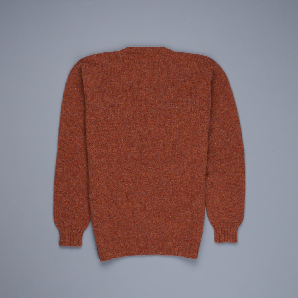 Laurence J. Smith Super Soft Seamless Crew Neck Pullover Sienna