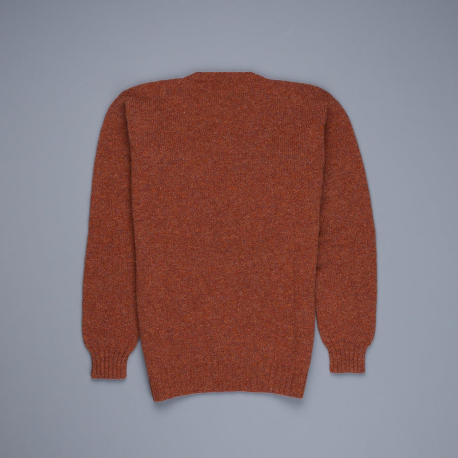 Laurence J. Smith Super Soft Seamless Crew Neck Pullover Sienna