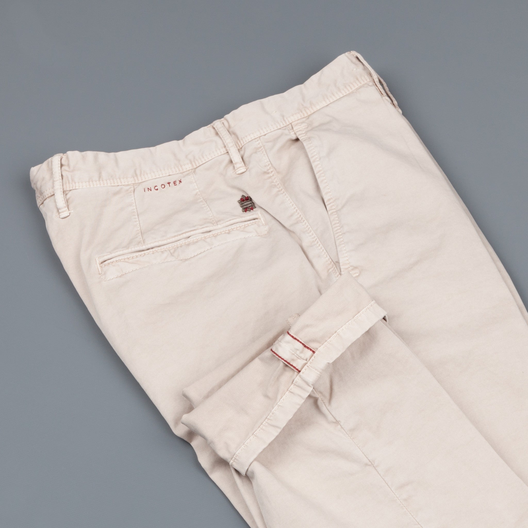 Incotex Slacks 1st603 Stretch Chino Beige Chiaro