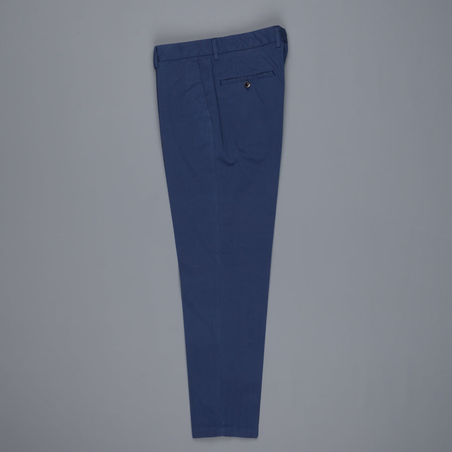 Incotex Venezia model 53 low rise carrot fit Bluette