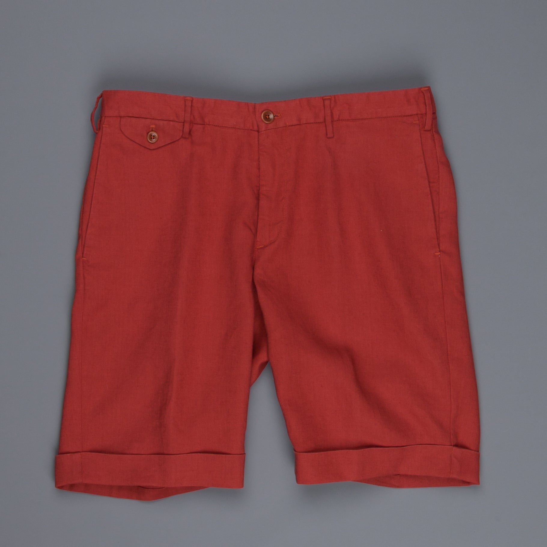 Incotex Model 30 Slim fit Short Brick Red Frans Boone Exclusive