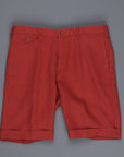 Incotex Model 30 Slim fit Short Brick Red Frans Boone Exclusive