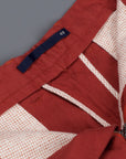 Incotex Model 30 Slim fit Short Brick Red Frans Boone Exclusive